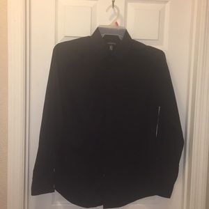 George Mens Black Dress Shirt